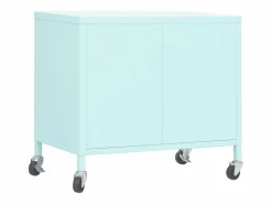 vidaxl Armario de almacenamiento acero menta 60x35x56 cm