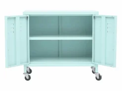 vidaxl Armario de almacenamiento acero menta 60x35x56 cm