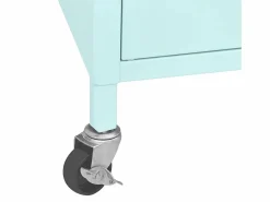 vidaxl Armario de almacenamiento acero menta 60x35x56 cm