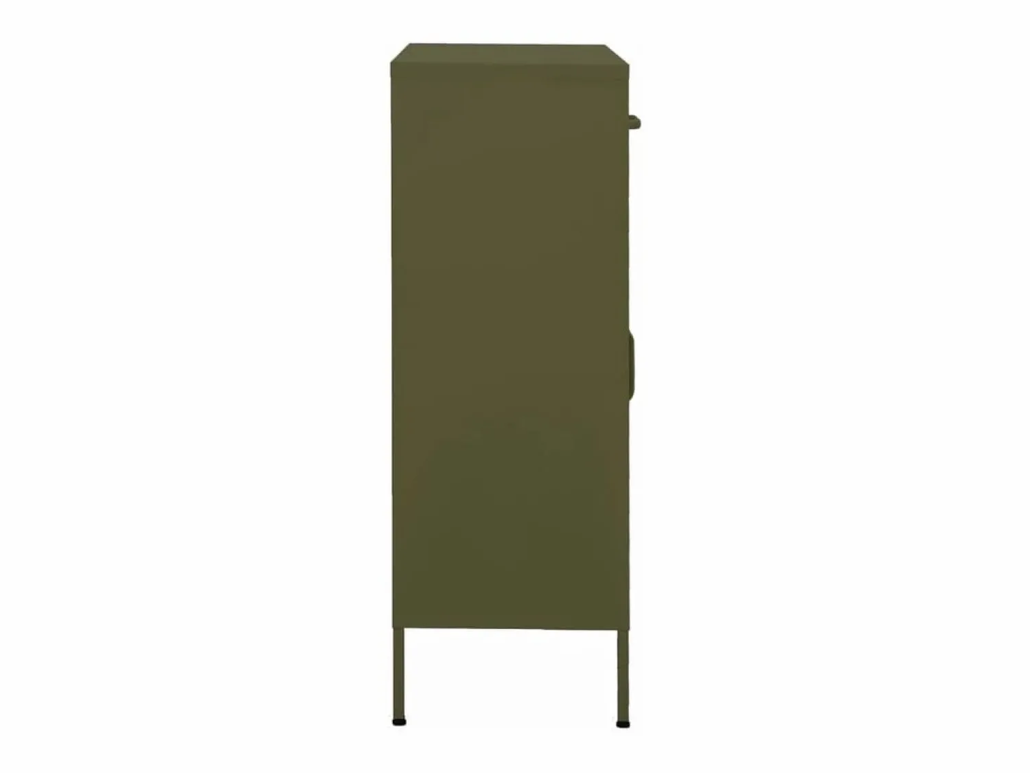 Best vidaxl Armario de almacenamiento acero oliva 80x35x101,5 cm Verde