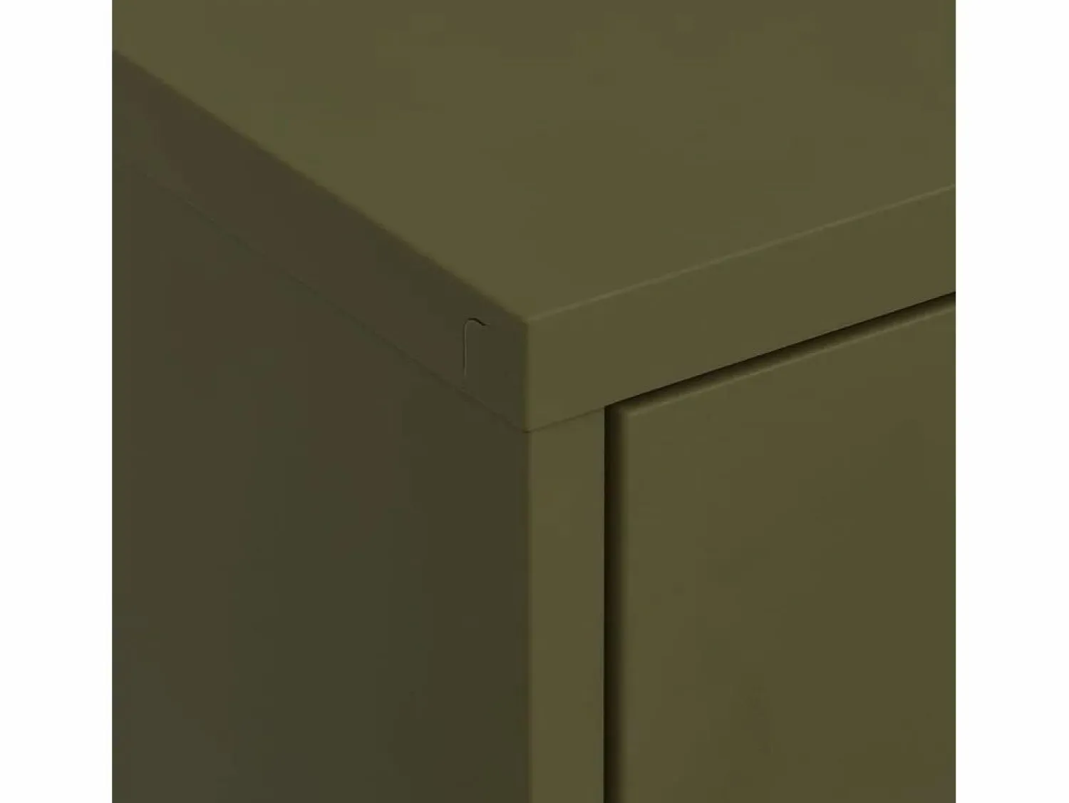 Best vidaxl Armario de almacenamiento acero oliva 80x35x101,5 cm Verde