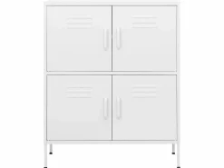 Armario de almacenamiento acero 80x35x101,5 cm ES111606