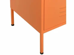 Hot vidaxl Armario de almacenamiento acero 80x35x101,5 cm Naranja