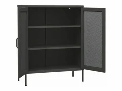 New vidaxl Armario de almacenamiento acero 80x35x101,5 cm Gris antracita