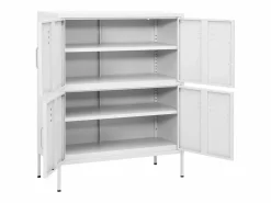 vidaxl Armario de almacenamiento acero 80x35x101,5 cm