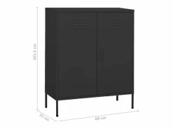 Sale vidaxl Armario de almacenamiento acero 80x35x101,5 cm Gris antracita