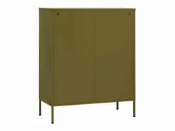 Clearance Armario de almacenamiento acero oliva 80x35x101,5 cm Cajonera De Escritorio