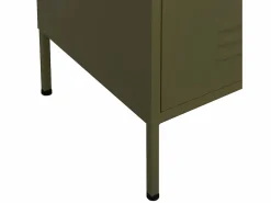 Best Armario de almacenamiento acero oliva 80x35x101,5 cm Cajonera De Escritorio