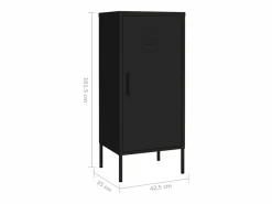 vidaxl Armario de almacenamiento acero 42,5x35x101,5 cm