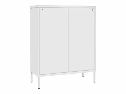 Sale vidaxl Armario de almacenamiento acero 80x35x101,5 cm Blanco
