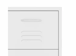 Sale vidaxl Armario de almacenamiento acero 80x35x101,5 cm Blanco