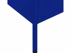 vidaxl Armario de almacenamiento acero marino 80x35x101,5 cm