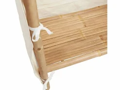 vidaxl Armario de bambú 110x45x170 cm