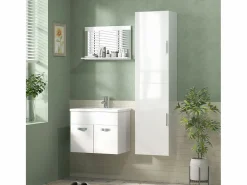 Homcom Armario de baño Armenia 2 puertas 160x40x30 cm