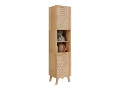 Vicco Armario de baño bambú 40x36x177 lucie