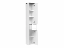 Vicco Armario de baño alto brillo 30x30x190 otis