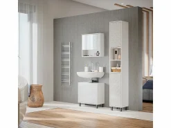New Vicco Armario de baño 30x28x190.3 agasta Blanco