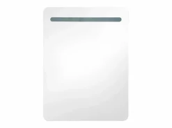 Best vidaxl Armario de baño con espejo LED brillante 60x11x80 cm Blanco