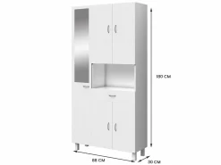 Best Armario de baño con espejo , 89 cm, MINELA Columna De Baño