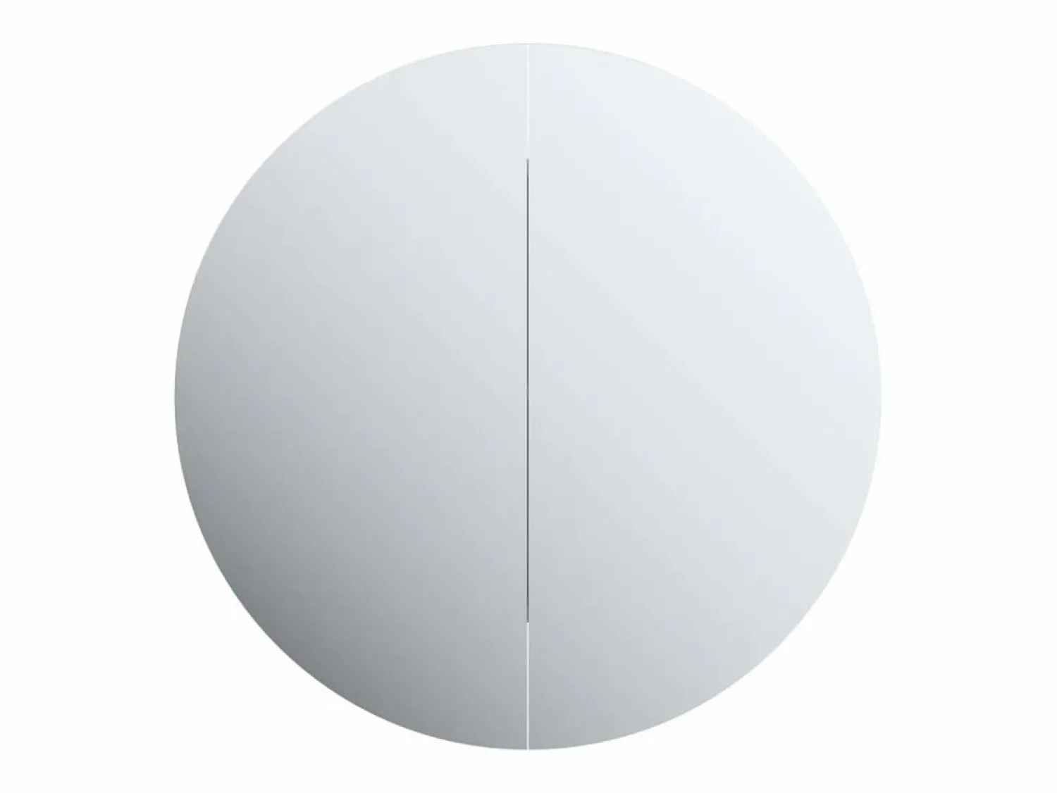 Best vidaxl Armario de baño con espejo redondo y LED roble 40x40x17,5 cm Color natural claro
