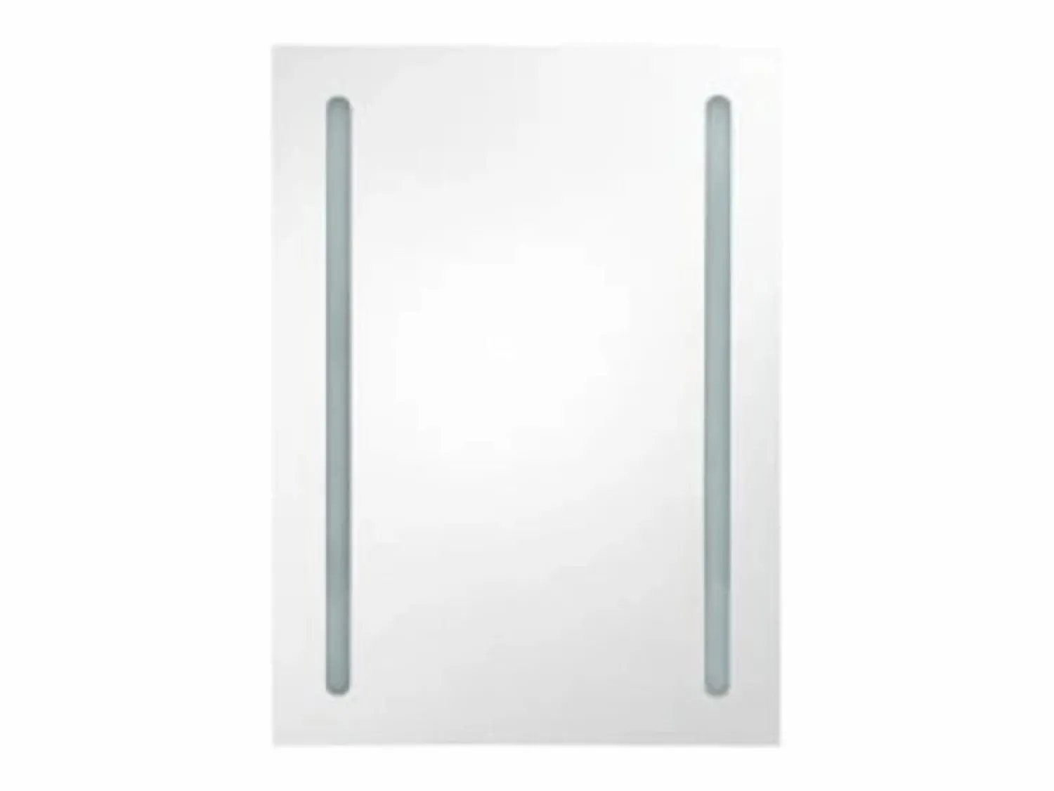Hot Armario de baño con espejo y LED y roble 50x13x70 cm Mueble De Pared Para Baño