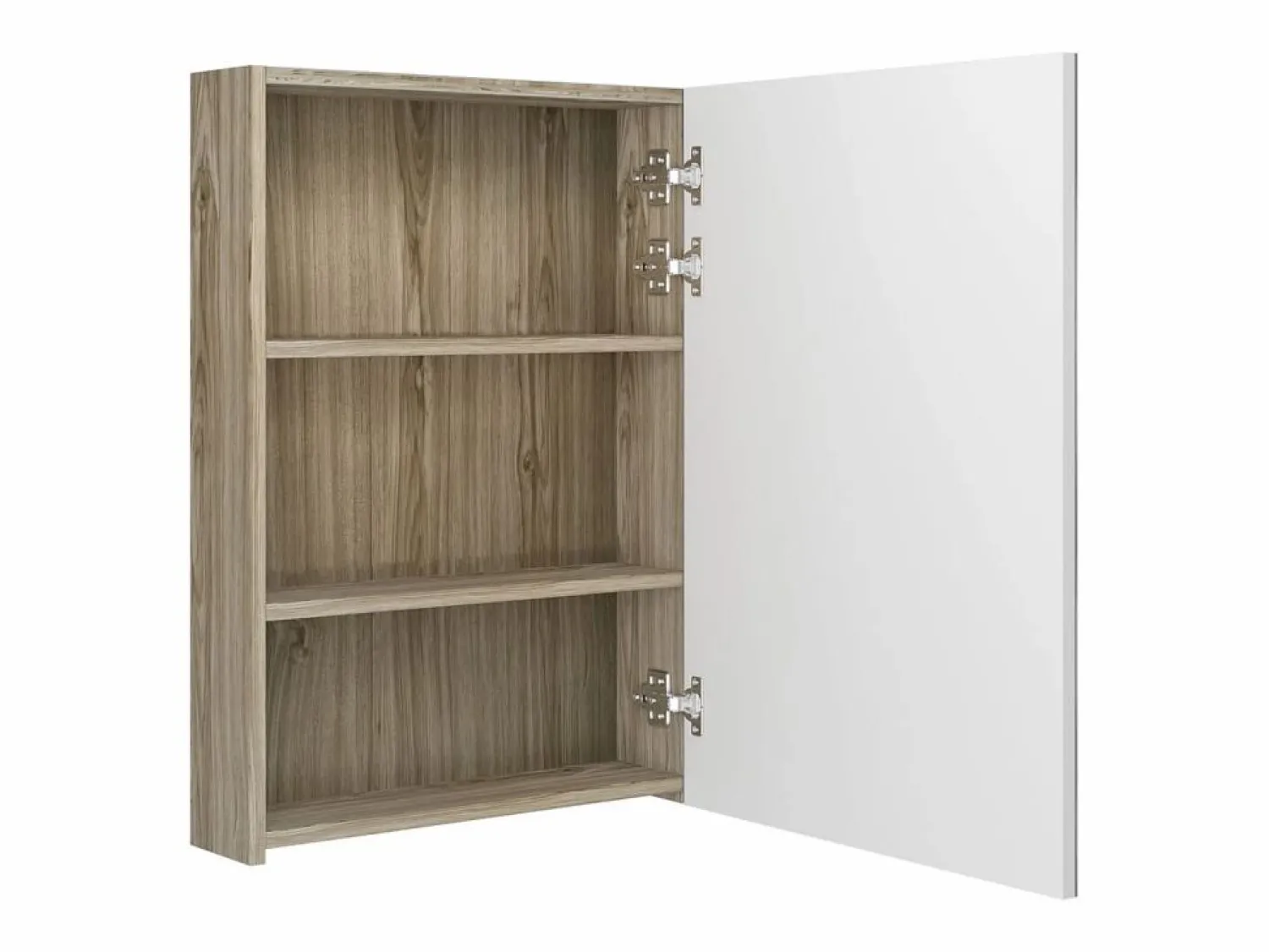 Hot Armario de baño con espejo y LED y roble 50x13x70 cm Mueble De Pared Para Baño