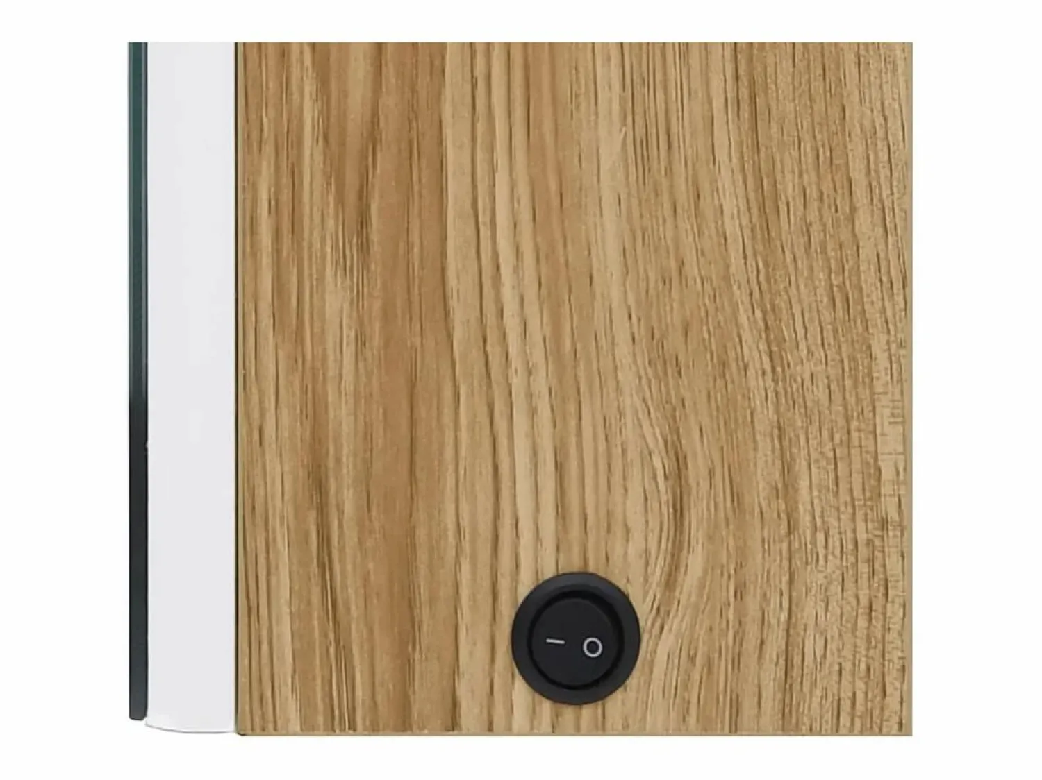 Hot Armario de baño con espejo y LED y roble 50x13x70 cm Mueble De Pared Para Baño