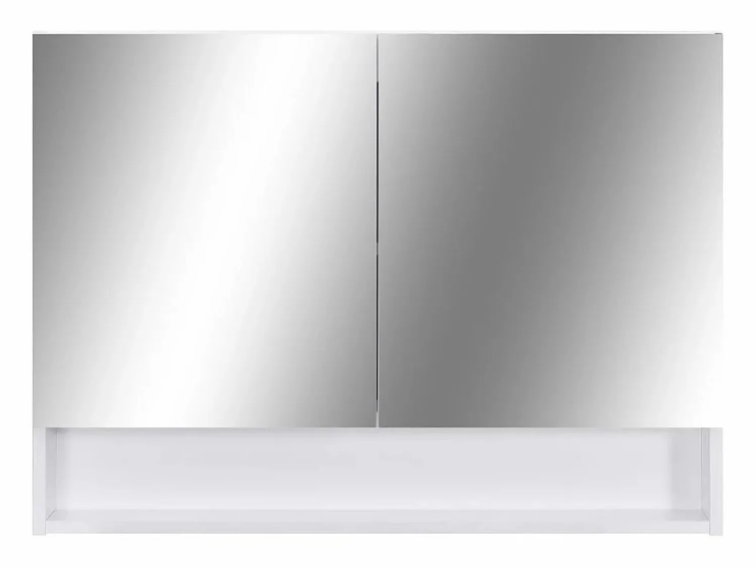 Sale vidaxl Armario de baño con espejo MDF 80x15x60 cm Blanco