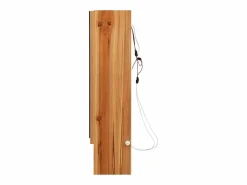 Online Armario de baño con espejo LED Roble 80x15x60 cm MDF Mueble De Pared Para Baño