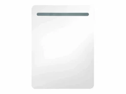 Discount vidaxl Armario de baño con espejo LED brillante 60x11x80 cm Gris