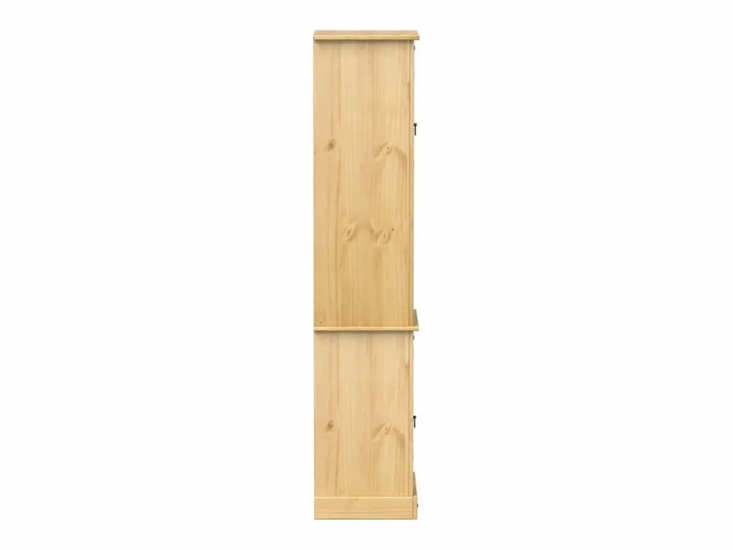 Clearance vidaxl Armario de baño «Corona» madera maciza de pino 50x40x185 cm Marru00f3n