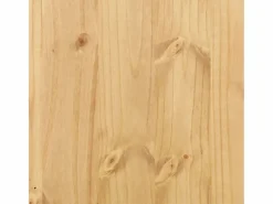 Clearance vidaxl Armario de baño «Corona» madera maciza de pino 50x40x185 cm Marru00f3n