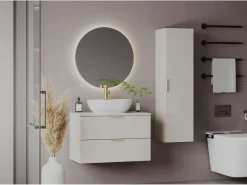 Sale Armario de baño de cachemira, columna alta, 1 puerta, Pile Columna De Baño
