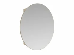Outlet Armario de baño de pared con espejo ovalado - estanterías para el cuarto de baño - roble - RURI Mueble De Pared Para Baño|Mueble De Aseo