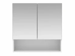 Online Vente-unique Armario de baño de pared con espejo - estanterías para el cuarto de baño - - ZUMPA Blanco