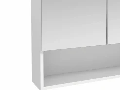 Online Vente-unique Armario de baño de pared con espejo - estanterías para el cuarto de baño - - ZUMPA Blanco