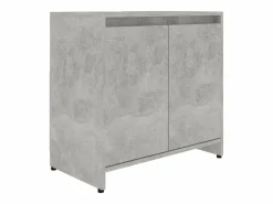 Armario de baño madera contrachapada hormigón 60x33x61 cm ES765404