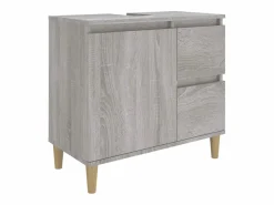 Armario de baño madera contrachapada Sonoma 65x33x60 cm ES463103