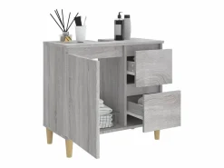 Armario de baño madera contrachapada Sonoma 65x33x60 cm ES463103