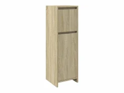 vidaxl Armario de baño madera contrachapada color roble 30x30x95 cm