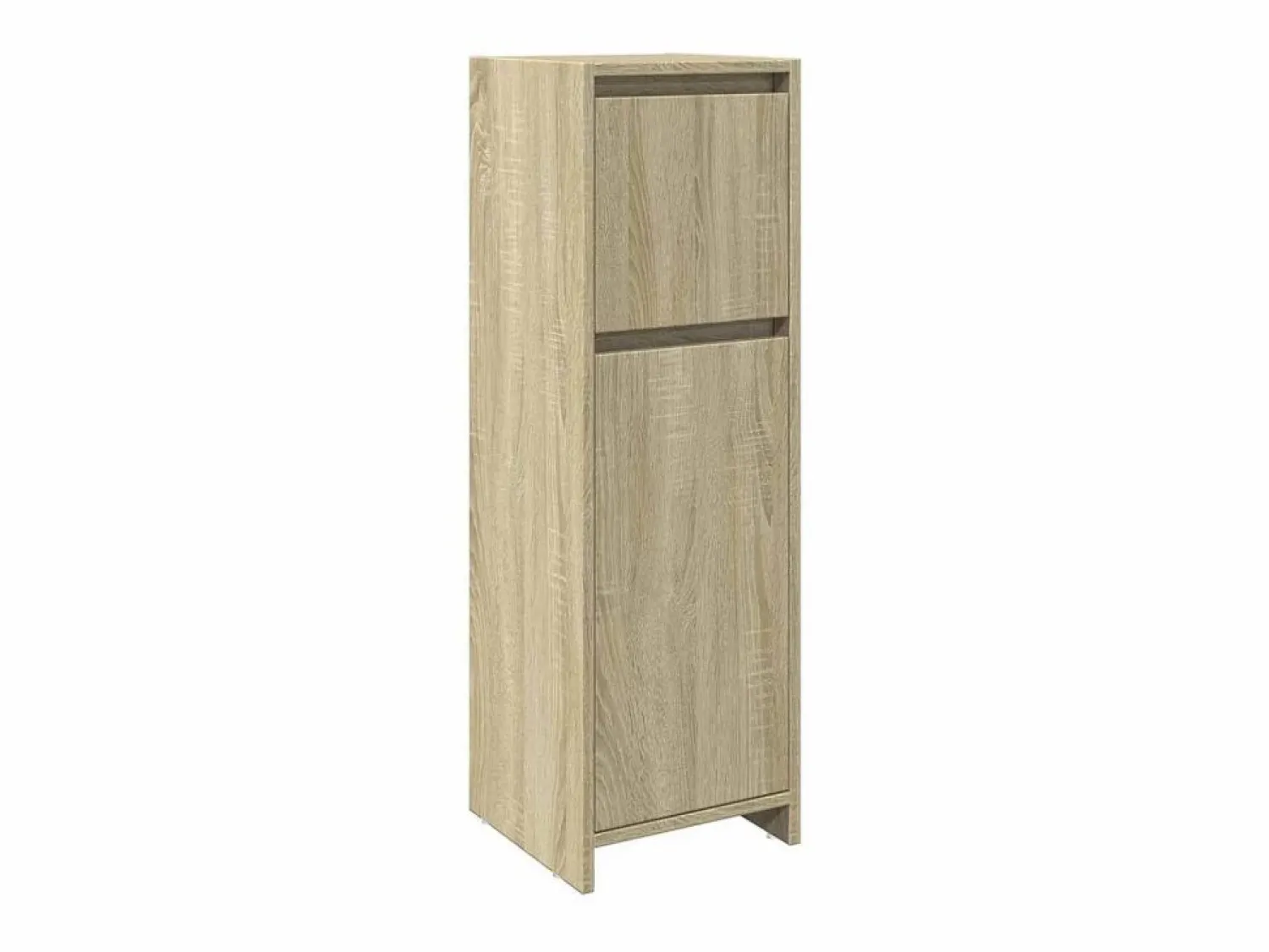 vidaxl Armario de baño madera contrachapada color roble 30x30x95 cm
