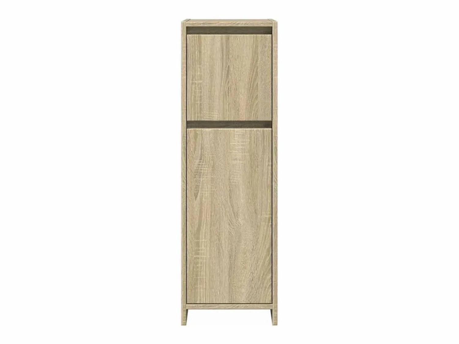 vidaxl Armario de baño madera contrachapada color roble 30x30x95 cm