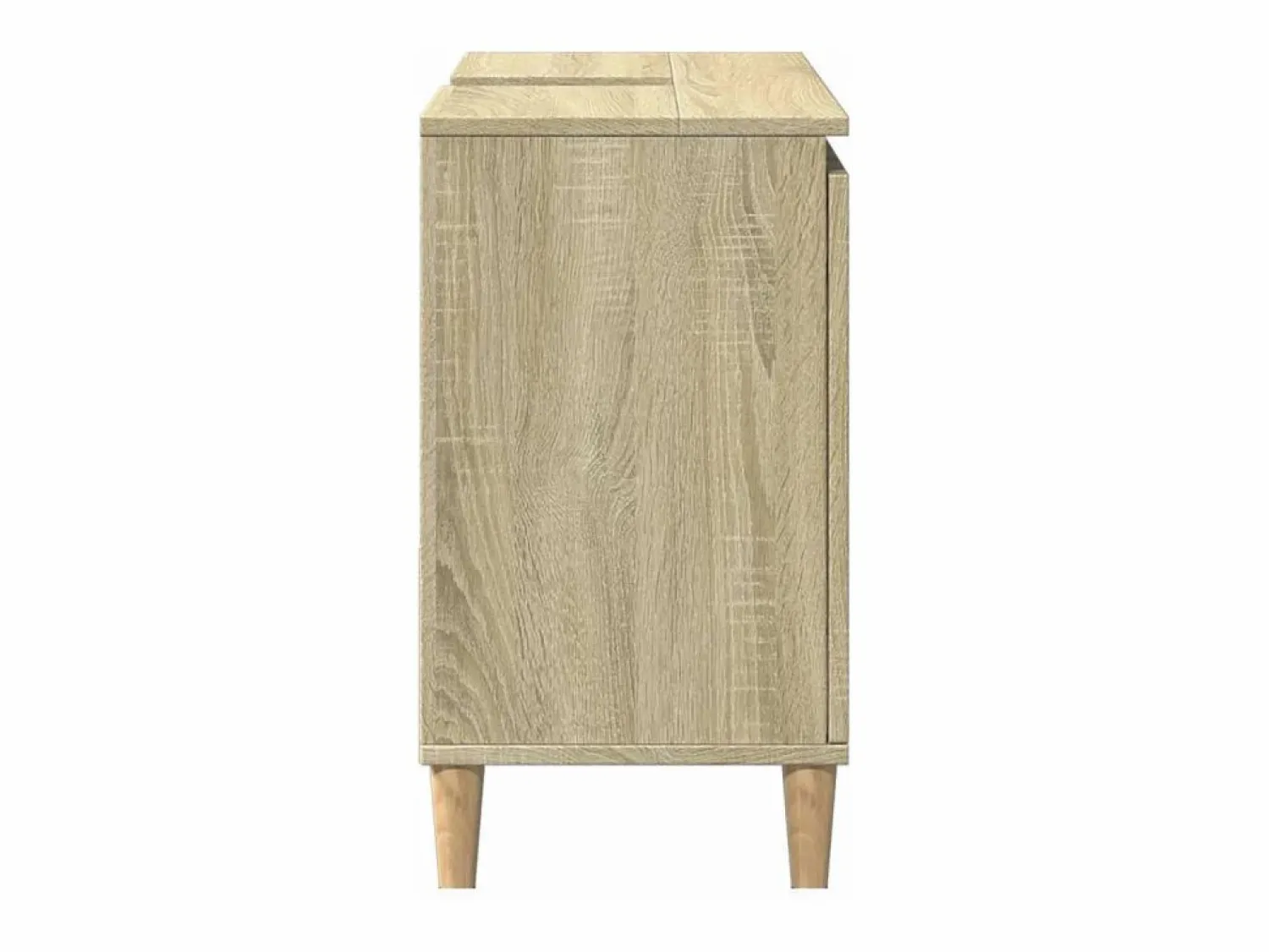 Discount Armario de baño madera contrachapada roble Sonoma 65x33x60 cm Estantería Sobre Inodoro