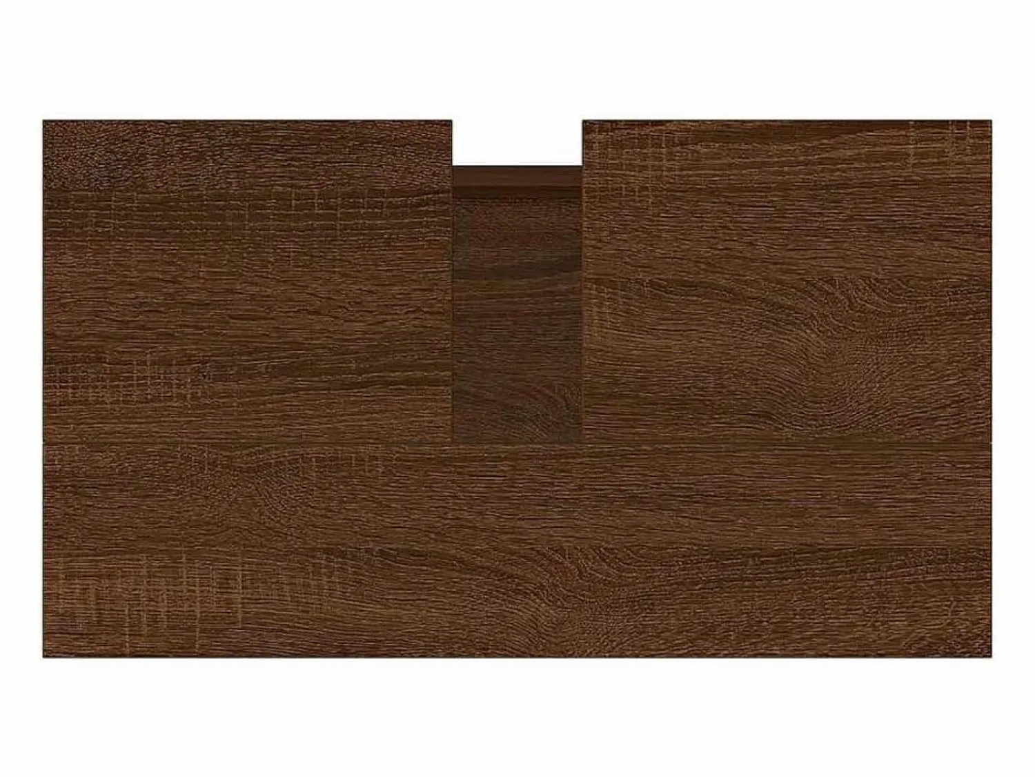 vidaxl Armario de baño madera de ingeniería marrón roble 58x33x60 cm