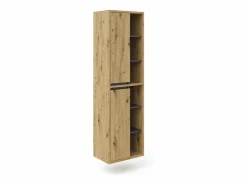 Online Vicco Armario de baño roble artesanal 50x33x170 viola Color natural claro