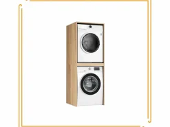 Discount Armario de baño sobre lavadora y secadora, columna de almacenamiento en roble Sonoma. Mueble Para Lavadora