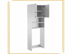 Hot Armario de baño sobre lavadora y secadora, columna de almacenamiento de electrodomésticos en color . Mueble Para Lavadora