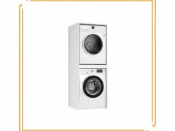 Armario de baño sobre lavadora y secadora, columna de estantería para electrodomésticos en color . Mueble Para Lavadora