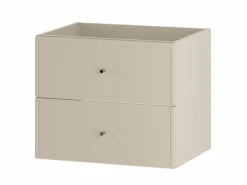 Armario de cachemira para lavabo 60 cm, 2 cajones Marco