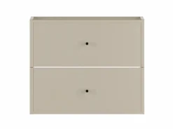 Armario de cachemira para lavabo 60 cm, 2 cajones Marco